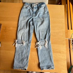 Abercrombie 90s straight ultra high rise jeans